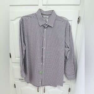 Jos A Banks Men's 17/33 red/blue Checkered Shirt